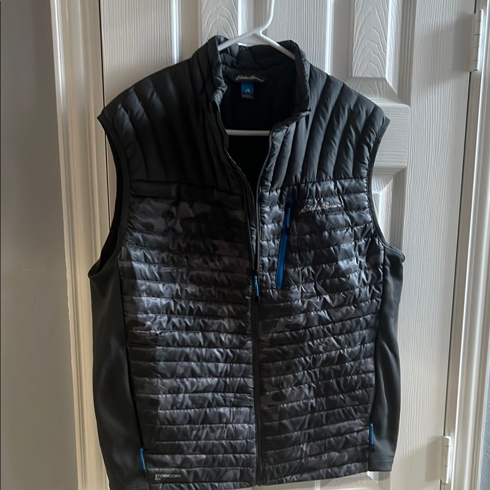 Eddie Bauer Black Quilted Puffer Vest